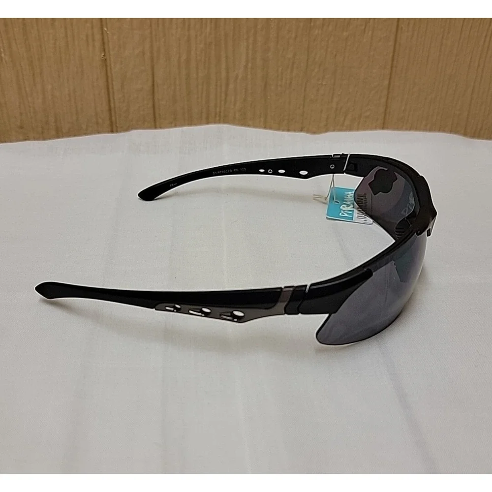 Piranha Mens Sport 1 Wrap Sunglasses Style # 60058 Black